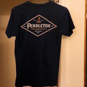 Navy Blue Pendleton Graphic T-Shirt
